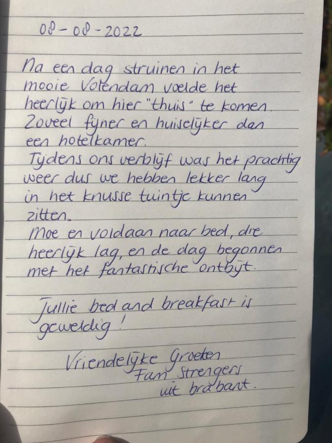 B&B Casandra Φόλενταμ Εξωτερικό φωτογραφία